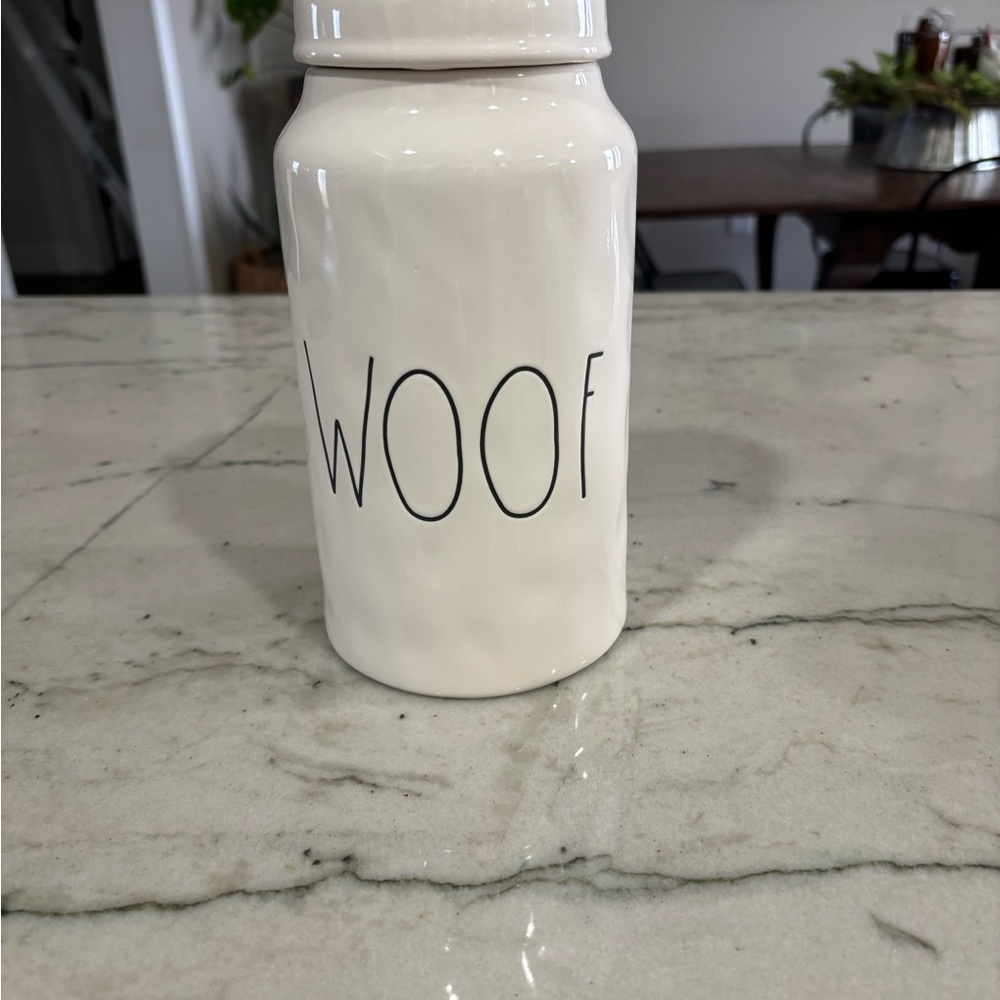 Rae Dunn Artisan Collection Ceramic dog treat/food jar
